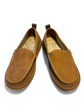 Men's Slip-On Casual Loafers in Chestnut Brown size 8.5